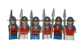 LEGO Ritter Minifiguren Falkenritter (6 Ritter)