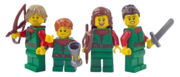 Lego® Ritter Minifiguren: Waldläufer Forestmen