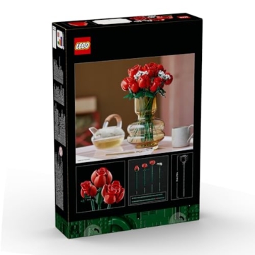 Lego Rosenstrauß 10328 - Lego Blumen als Deko für Erwachsene
