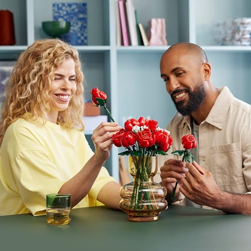 Lego Rosenstrauß 10328 - Lego Blumen als Geschenk für Freundin