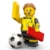 LEGO Sammelfiguren Minifiguren Serie 24 - Fußball Schiedsrichter 71037, Schwarzem - 1