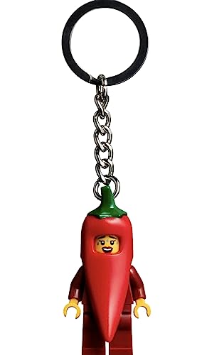 LEGO Schlüsselanhänger - Chilischoten-Mädchen - Minifigur 854234 Schlüsselanhänger mit Chili Pepper Girl - 4