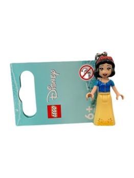 LEGO Schneewittchen Schlüsselanhänger 854286, Mehrfarbig/Meereswellen (Ocean Tides), 4.25" x 1.25" x .75"; 0.4 oz - 1