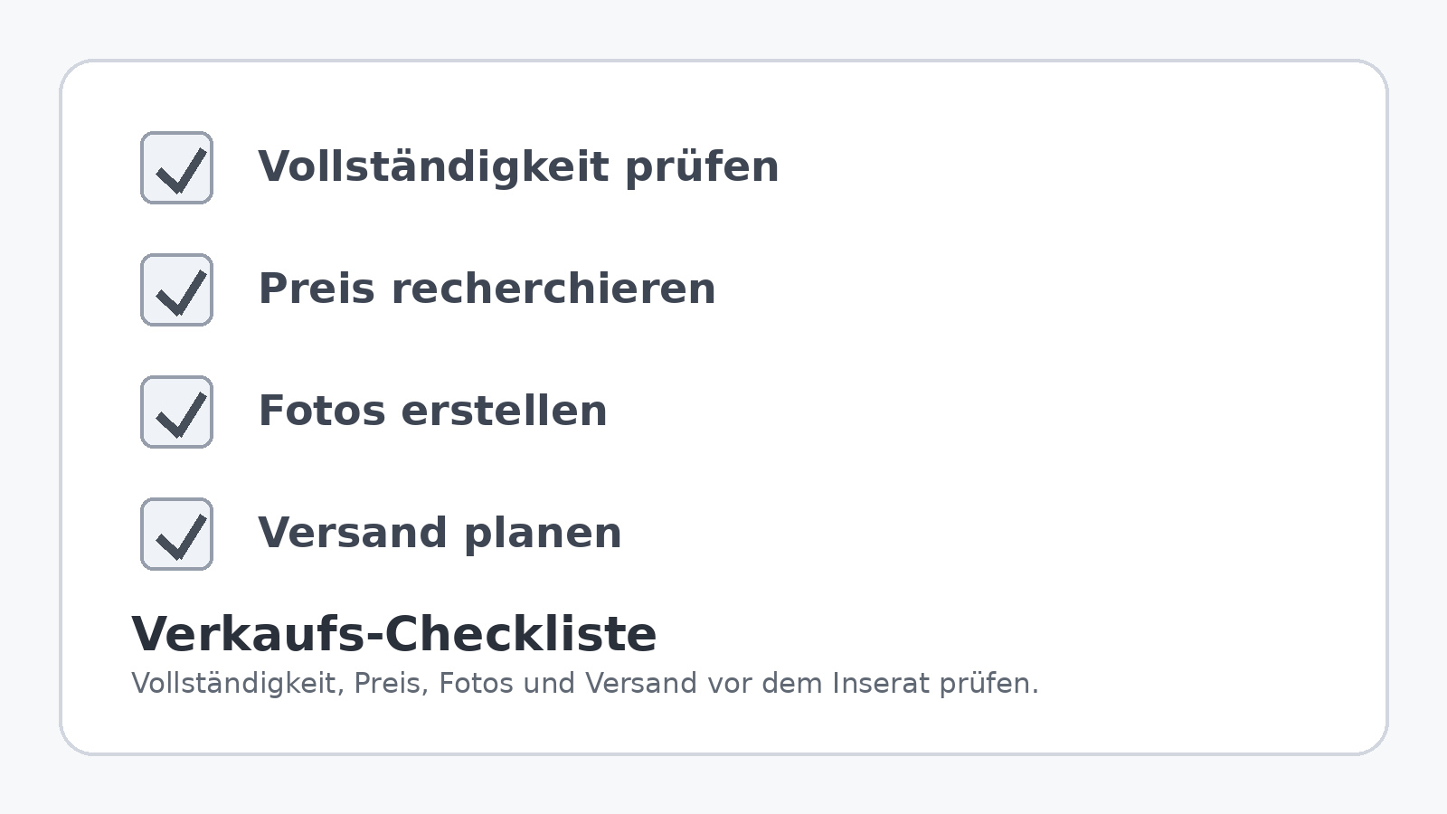 Checkliste für den Verkauf eines LEGO Sets