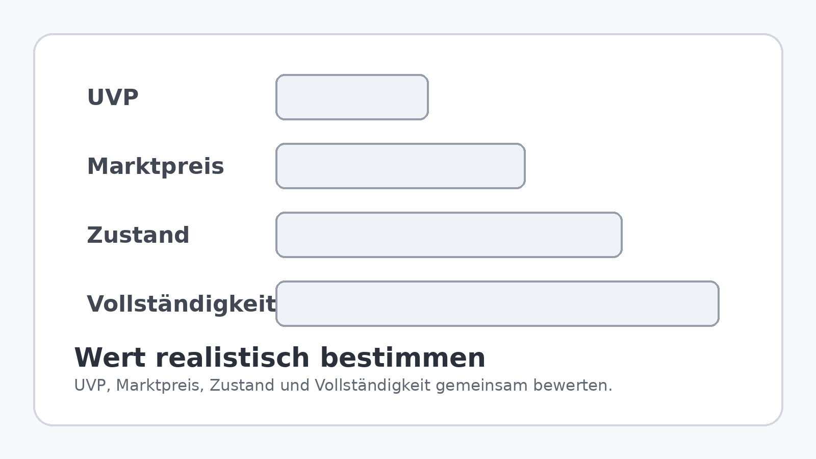 Wert eines LEGO Sets anhand von Marktpreis, Zustand und Vollständigkeit bestimmen