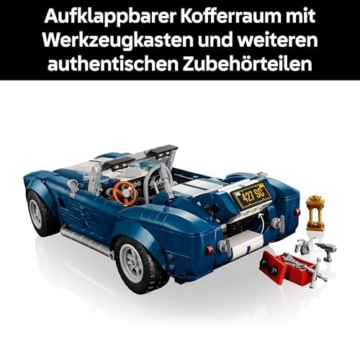 LEGO Shelby Cobra 427 S/C - LEGO 10357 inkl. bedruckter Fliese - 4