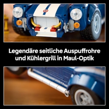 LEGO Shelby Cobra 427 S/C - LEGO 10357 inkl. bedruckter Fliese - 5