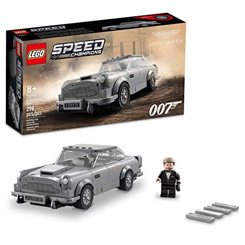 LEGO Speed Champions 007 Aston Martin DB5 76911 - Building Toy Set Featuring James Bond Minifigur, Car Model Kit for Kids and Teens, Expand Your Cool Collection, Great Gift for Boys and Girls Age 8+ - 1