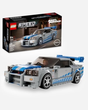 LEGO Speed Champions 76917 - 2 Fast 2 Furious Nissan Skyline GT-R (R34) (319 Teile), Mehrfarbig - 7