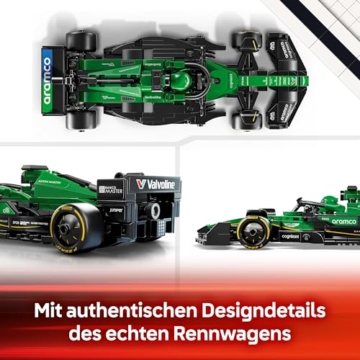 LEGO Speed Champions Aston Martin Aramco F1 AMR24 Rennauto - Spielzeug mit Formel 1 Minifigur zum Sammeln - baubares Modellauto für Jungen und Mädchen ab 10 Jahren und erwachsene Motorsport Fans 77245 - 5