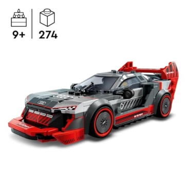 LEGO Speed Champions Audi S1 e-tron Quattro Rennwagen Set mit Auto-Spielzeug zum Bauen, Spielen und Ausstellen, Modellauto für Kinder, Geschenk für 9-jährige Jungs und Mädchen 76921 - 2