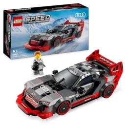 LEGO Speed Champions Audi S1 e-tron Quattro Rennwagen Set mit Auto-Spielzeug zum Bauen, Spielen und Ausstellen, Modellauto für Kinder, Geschenk für 9-jährige Jungs und Mädchen 76921 - 1