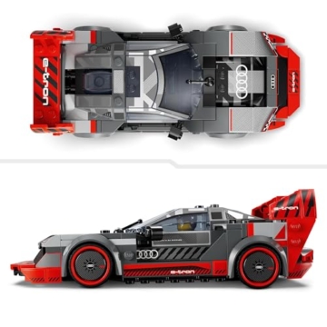 LEGO Speed Champions Audi S1 e-tron Quattro Rennwagen Set mit Auto-Spielzeug zum Bauen, Spielen und Ausstellen, Modellauto für Kinder, Geschenk für 9-jährige Jungs und Mädchen 76921 - 4