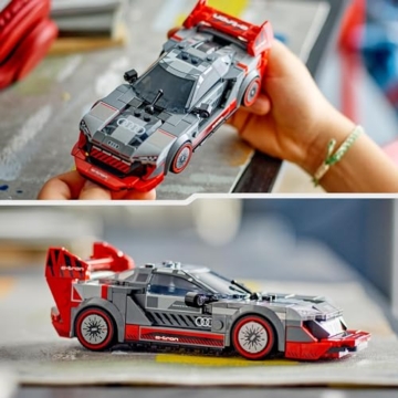 LEGO Speed Champions Audi S1 e-tron Quattro Rennwagen Set mit Auto-Spielzeug zum Bauen, Spielen und Ausstellen, Modellauto für Kinder, Geschenk für 9-jährige Jungs und Mädchen 76921 - 5