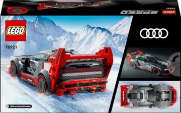 LEGO Speed Champions Audi S1 e-tron Quattro Rennwagen Set mit Auto-Spielzeug zum Bauen, Spielen und Ausstellen, Modellauto für Kinder, Geschenk für 9-jährige Jungs und Mädchen 76921 - 10