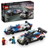 LEGO Speed Champions BMW M4 GT3 & BMW M Hybrid V8 Rennwagen Auto-Spielzeug mit 2 baubaren Modellautos und 2 Rennfahrer-Minifiguren, Geschenk für Jungs, Mädchen und Autofans ab 9 Jahren 76922 - 1