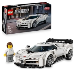 LEGO Speed Champions Bugatti Centodieci Hypersportwagen - Rennauto zum Bauen und Ausstellen - Fahrer Minifigur zum Sammeln - Geschenk für Jungen und Mädchen ab 9 Jahren und Erwachsene 77240 - 1