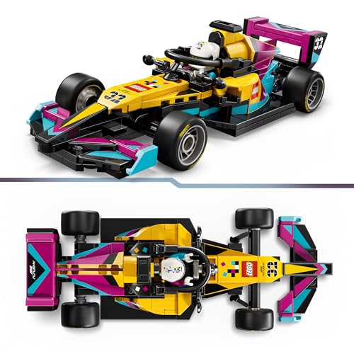 LEGO Speed Champions F1 ACADEMY Rennwagen - Spielzeug Modellauto - Mit Formel 1 Rennfahrerin Minifigur - Geschenk für Mädchen, Jungen & Erwachsene Fans ab 10 Jahren - 77258 - 3