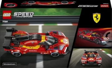 LEGO Speed Champions Ferrari 499P - Rennwagen Spielzeug - Mint Modellbau mit Fahrer Minifigur zum Sammeln - Motorsport Geschenk für Jungen ab 9 Jahren und Fans - 77261 - 10
