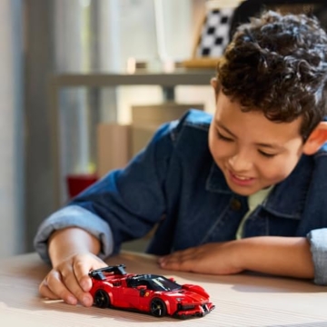 LEGO Speed Champions Ferrari SF90 XX Stradale Sportwagen - Modellbau mit sammelbarer Fahrer Minifigur - Geburtstagsgeschenkidee für Jungen ab 9 Jahren oder Geschenk zum Vatertag - 77254 - 7