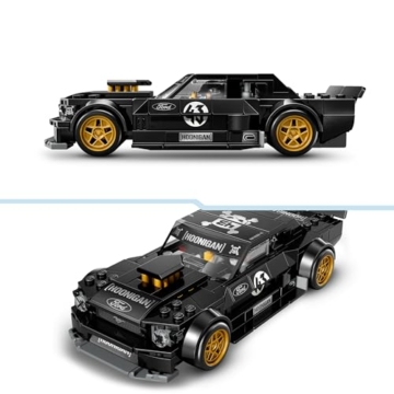 LEGO Speed Champions Ken Blocks 1965 Ford Mustang Hoonicorn V1 - Muscle Car Spielzeug - Modellbau mit Minifigur zum Sammeln - Kinderzimmer Deko - Mint Geschenk für Jungen ab 9 Jahren und Fans - 77262 - 3