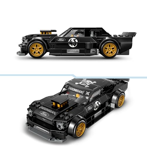 LEGO Speed Champions Ken Blocks 1965 Ford Mustang Hoonicorn V1 - Muscle Car Spielzeug - Modellbau mit Minifigur zum Sammeln - Kinderzimmer Deko - Mint Geschenk für Jungen ab 9 Jahren und Fans - 77262 - 3