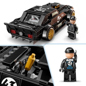 LEGO Speed Champions Ken Blocks 1965 Ford Mustang Hoonicorn V1 - Muscle Car Spielzeug - Modellbau mit Minifigur zum Sammeln - Kinderzimmer Deko - Mint Geschenk für Jungen ab 9 Jahren und Fans - 77262 - 4