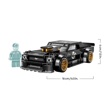 LEGO Speed Champions Ken Blocks 1965 Ford Mustang Hoonicorn V1 - Muscle Car Spielzeug - Modellbau mit Minifigur zum Sammeln - Kinderzimmer Deko - Mint Geschenk für Jungen ab 9 Jahren und Fans - 77262 - 6