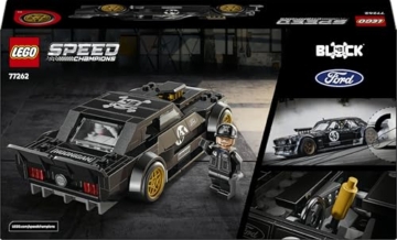 LEGO Speed Champions Ken Blocks 1965 Ford Mustang Hoonicorn V1 - Muscle Car Spielzeug - Modellbau mit Minifigur zum Sammeln - Kinderzimmer Deko - Mint Geschenk für Jungen ab 9 Jahren und Fans - 77262 - 9