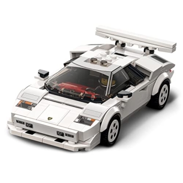 LEGO Speed Champions Lamborghini Countach Bausatz für Modellauto, Auto-Spielzeug mit Cockpit für 2 Figuren, Rennauto als Geschenk für Kinder, Jungen und Mädchen ab 8 Jahre, 2022 Kollektion 76908 - 3