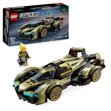 LEGO Speed Champions Lamborghini Lambo V12 Vision GT Supersportwagen, Spielzeugauto mit baubarem Modell für Kinder, Geschenk für Jungen, Mädchen und Gamingfans 76923 - 1
