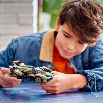 LEGO Speed Champions Lamborghini Lambo V12 Vision GT Supersportwagen, Spielzeugauto mit baubarem Modell für Kinder, Geschenk für Jungen, Mädchen und Gamingfans 76923 - 8