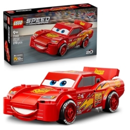 LEGO Speed Champions | Lightning McQueen - Spielzeug zu Cars von Disney Pixar - DIY Deko für Kinderzimmer - Auto Spielset - Kreatives Geschenk für Mädchen, Jungen und Autofans ab 9 Jahren - 77255 - 1