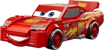 LEGO Speed Champions | Lightning McQueen - Spielzeug zu Cars von Disney Pixar - DIY Deko für Kinderzimmer - Auto Spielset - Kreatives Geschenk für Mädchen, Jungen und Autofans ab 9 Jahren - 77255 - 9