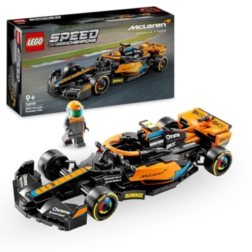 LEGO Speed Champions McLaren Formel 1 Rennwagen 2023, Spielzeug für Kinder ab 9 Jahren, Jungen und Mädchen, die gerne selbstständig Spielen, baubares Fahrzeugmodell, Kinderzimmer-Dekoration 76919 - 1