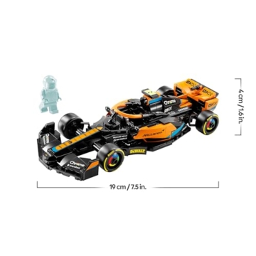 LEGO Speed Champions McLaren Formel 1 Rennwagen 2023, Spielzeug für Kinder ab 9 Jahren, Jungen und Mädchen, die gerne selbstständig Spielen, baubares Fahrzeugmodell, Kinderzimmer-Dekoration 76919 - 9