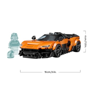 LEGO Speed Champions McLaren W1 - Modellauto mit sammelbarer Fahrer Minifigur - Geburtstagsgeschenkidee für Jungen ab 9 Jahren und Motorsportfans - 77257 - 9