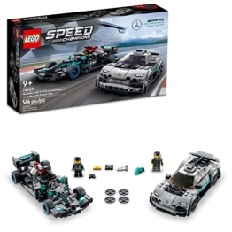 LEGO Speed Champions Mercedes-AMG F1 W12 E Performance & Mercedes-AMG Project One 76909 Building Kit; für Alter 9+ (564 Stück) - 1