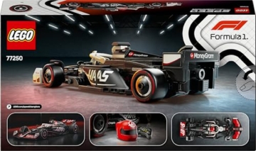 LEGO Speed Champions MoneyGram Haas F1 Team VF-24 Rennauto - Spielzeug mit Formel 1 Minifigur zum Sammeln - Modell und Geschenk für Jungen & Mädchen ab 10 Jahren und Erwachsene Motorsport Fans 77250 - 11