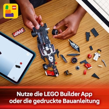 LEGO Speed Champions MoneyGram Haas F1 Team VF-24 Rennauto - Spielzeug mit Formel 1 Minifigur zum Sammeln - Modell und Geschenk für Jungen & Mädchen ab 10 Jahren und Erwachsene Motorsport Fans 77250 - 8