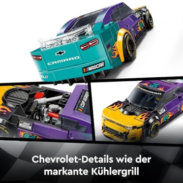 LEGO Speed Champions NASCAR Next Gen Chevrolet Camaro ZL1 Spielzeugauto; BAU- und Spielset mit Rennauto; Geschenk für Jungen und Mädchen ab 9 Jahren 76935 - 3