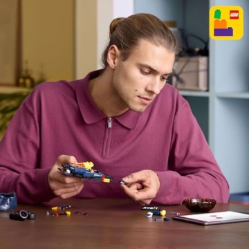 LEGO Speed Champions Oracle Red Bull Racing RB20 F1 Rennauto - Modell für Erwachsene mit Formel 1 Minifigur zum Sammeln - Ausstellungsstück und Geschenk für Fans von Motorsport & Rennwagen 77243 - 2