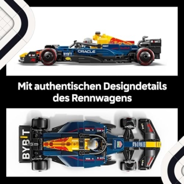 LEGO Speed Champions Oracle Red Bull Racing RB20 F1 Rennauto - Modell für Erwachsene mit Formel 1 Minifigur zum Sammeln - Ausstellungsstück und Geschenk für Fans von Motorsport & Rennwagen 77243 - 5