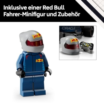 LEGO Speed Champions Oracle Red Bull Racing RB20 F1 Rennauto - Modell für Erwachsene mit Formel 1 Minifigur zum Sammeln - Ausstellungsstück und Geschenk für Fans von Motorsport & Rennwagen 77243 - 6
