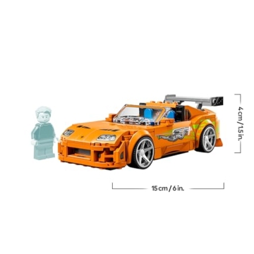 LEGO Speed Champions The Fast and The Furious Toyota Supra MK4 - Auto Spielzeug - Modellbau mit Bryan O'Conner Minifigur - Mint Geschenk für Jungen ab 10 Jahren und Jugendliche Filmfans - 77260 - 7