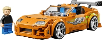 LEGO Speed Champions The Fast and The Furious Toyota Supra MK4 - Auto Spielzeug - Modellbau mit Bryan O'Conner Minifigur - Mint Geschenk für Jungen ab 10 Jahren und Jugendliche Filmfans - 77260 - 9