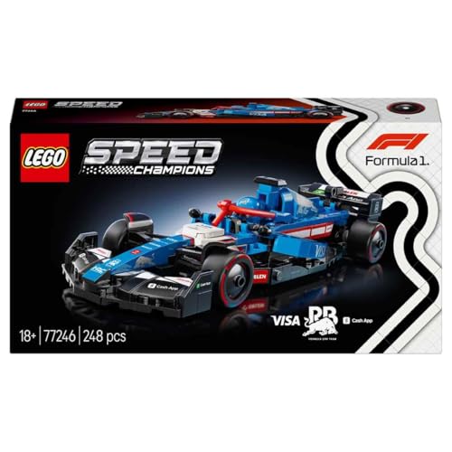 LEGO Speed Champions Visa Cash App RB VCARB 01 F1 Rennauto - Bauset mit Formel 1 Minifigur zum Sammeln - baubares Modell und Sammlerstück - Geschenk für Erwachsene und Motorsportfans 77246 - 3