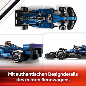 LEGO Speed Champions Williams Racing FW46 F1 Rennauto - Spielzeug mit Formel 1 Minifigur zum Sammeln - Geschenk für Jungen & Mädchen ab 10 Jahren und Erwachsene Motorsport Fans 77249 - 5