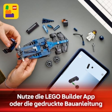 LEGO Speed Champions Williams Racing FW46 F1 Rennauto - Spielzeug mit Formel 1 Minifigur zum Sammeln - Geschenk für Jungen & Mädchen ab 10 Jahren und Erwachsene Motorsport Fans 77249 - 6