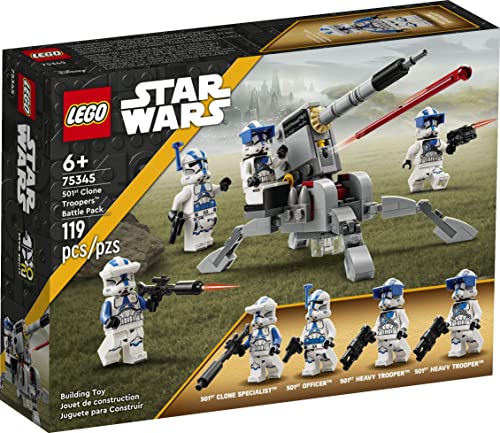 Lego Star Wars 3er Set: 75345 501st Clone Troopers Battle Pack, 75344 Boba Fetts Starship Microfighter & 75254 at-ST-Räuber - 2